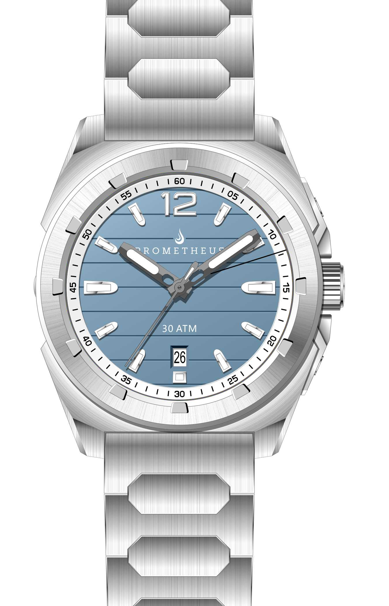 Prometheus Jamanta Blue - Dial Date